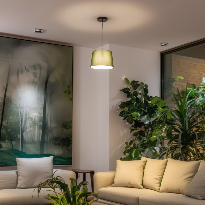 Brilagi - LED pakabinamas šviestuvas ant laido CERIA 1xE27/40W/230V skersmuo 30 cm žalias