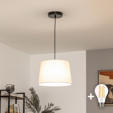 Brilagi - LED pakabinamas šviestuvas ant laido CERIA 1xE27/40W/230V Ø 30 cm smėlio spalvos
