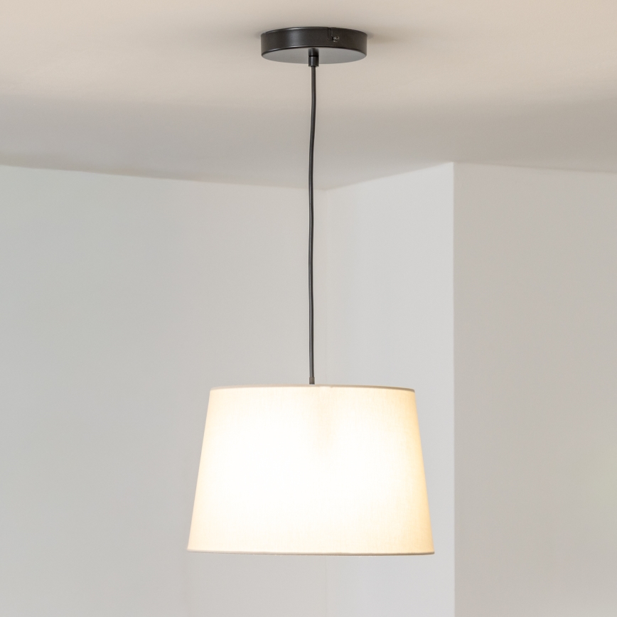 Brilagi - LED pakabinamas šviestuvas ant laido CERIA 1xE27/40W/230V Ø 30 cm smėlio spalvos