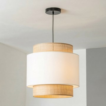 Brilagi - LED pakabinamas šviestuvas ant laido CERIA 1xE27/40W/230V Ø 40 cm juodas/bėžinis/baltas