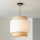 Brilagi - LED pakabinamas šviestuvas ant laido CERIA 1xE27/40W/230V Ø 40 cm juodas/bėžinis/baltas