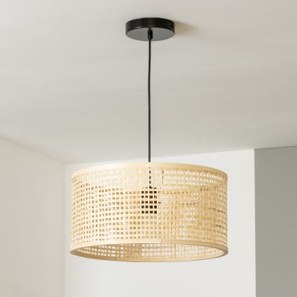 Brilagi - LED pakabinamas šviestuvas ant laido CERIA BOHO 1xE27/40W/230V skers. 40 cm, iš bambuko
