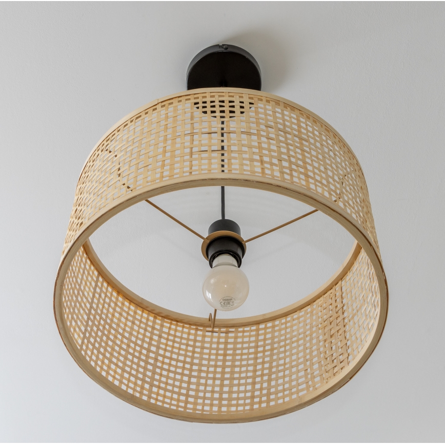 Brilagi - LED pakabinamas šviestuvas ant laido CERIA BOHO 1xE27/40W/230V skers. 40 cm, iš bambuko