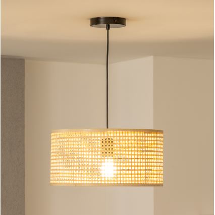 Brilagi - LED pakabinamas šviestuvas ant laido CERIA BOHO 1xE27/40W/230V skers. 40 cm, iš bambuko