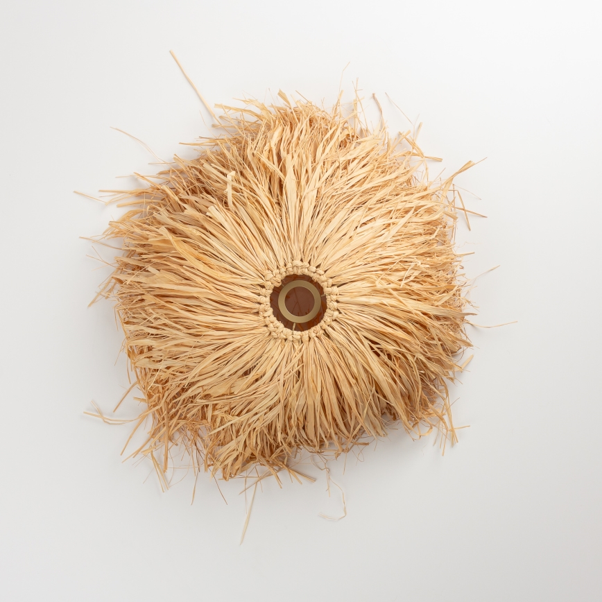 Brilagi - LED pakabinamas šviestuvas ant laido CERIA BOHO 1xE27/40W/230V skersmuo 40 cm rafija