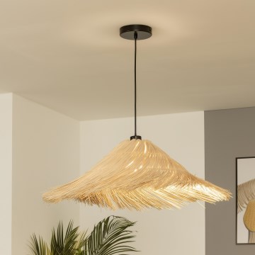 Brilagi - LED pakabinamas šviestuvas ant laido CERIA BOHO 1xE27/40W/230V skersmuo 70 cm iš ratano