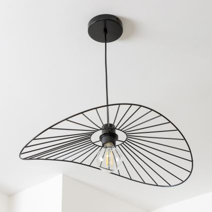 Brilagi - LED pakabinamas šviestuvas ant laido CERIA WIRE 1xE27/40W/230V 40x56 cm juoda