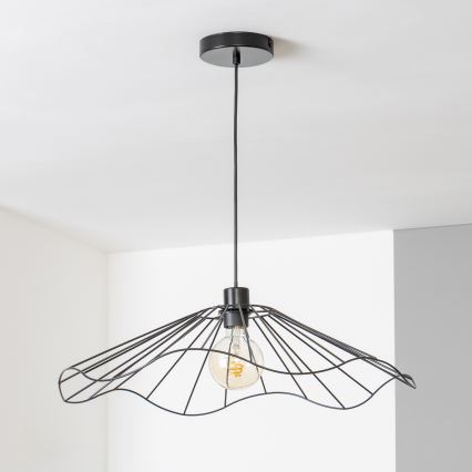 Brilagi - LED pakabinamas šviestuvas ant laido CERIA WIRE 1xE27/40W/230V skersm. 60 cm juodas