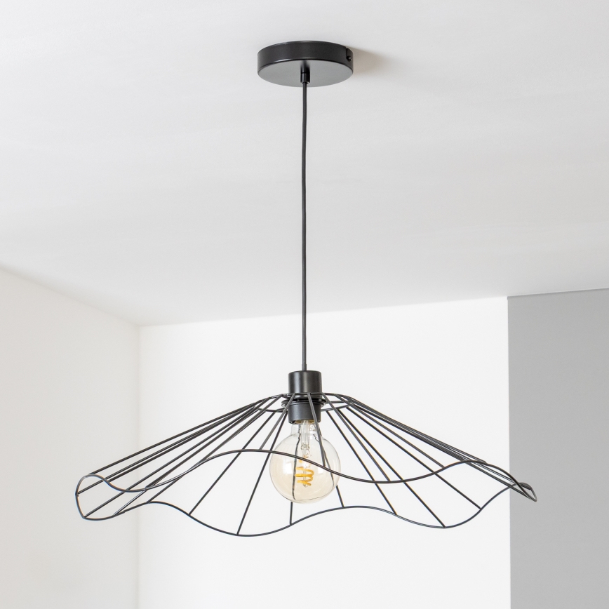 Brilagi - LED pakabinamas šviestuvas ant laido CERIA WIRE 1xE27/40W/230V skersm. 60 cm juodas