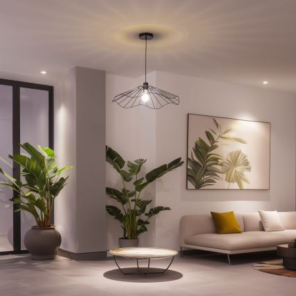 Brilagi - LED pakabinamas šviestuvas ant laido CERIA WIRE 1xE27/40W/230V skersm. 60 cm juodas