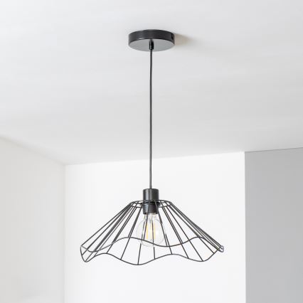 Brilagi - LED pakabinamas šviestuvas ant laido CERIA WIRE 1xE27/40W/230V skersmuo 40 cm juodas