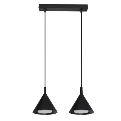 BRILAGI - LED Pakabinamas šviestuvas ant laido CONE DOUBLE 2xGX53/15W/230V juoda