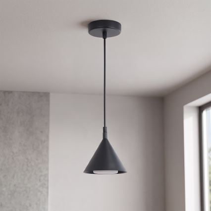 BRILAGI - LED Pakabinamas šviestuvas ant laido CONE SINGLE 1xGX53/15W/230V juodas