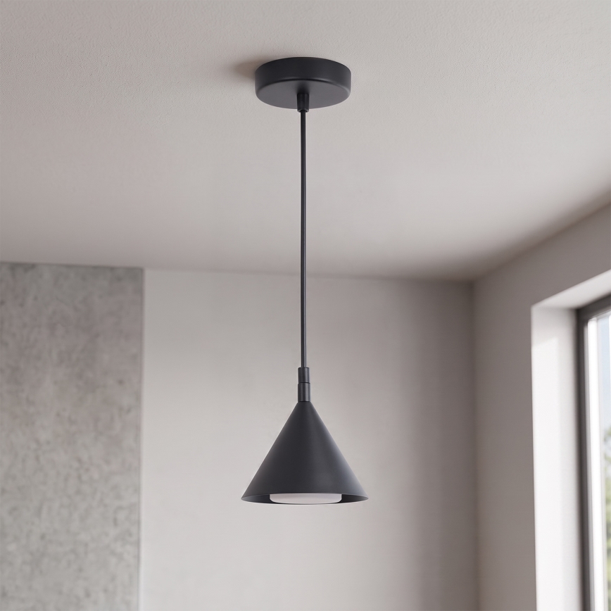 BRILAGI - LED Pakabinamas šviestuvas ant laido CONE SINGLE 1xGX53/15W/230V juodas