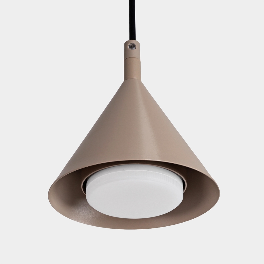 BRILAGI - LED Pakabinamas šviestuvas ant laido CONE SINGLE 1xGX53/15W/230V smėlio spalvos