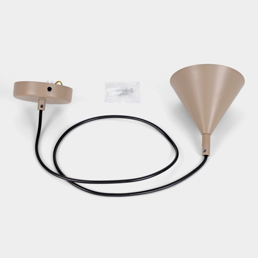 BRILAGI - LED Pakabinamas šviestuvas ant laido CONE SINGLE 1xGX53/15W/230V smėlio spalvos