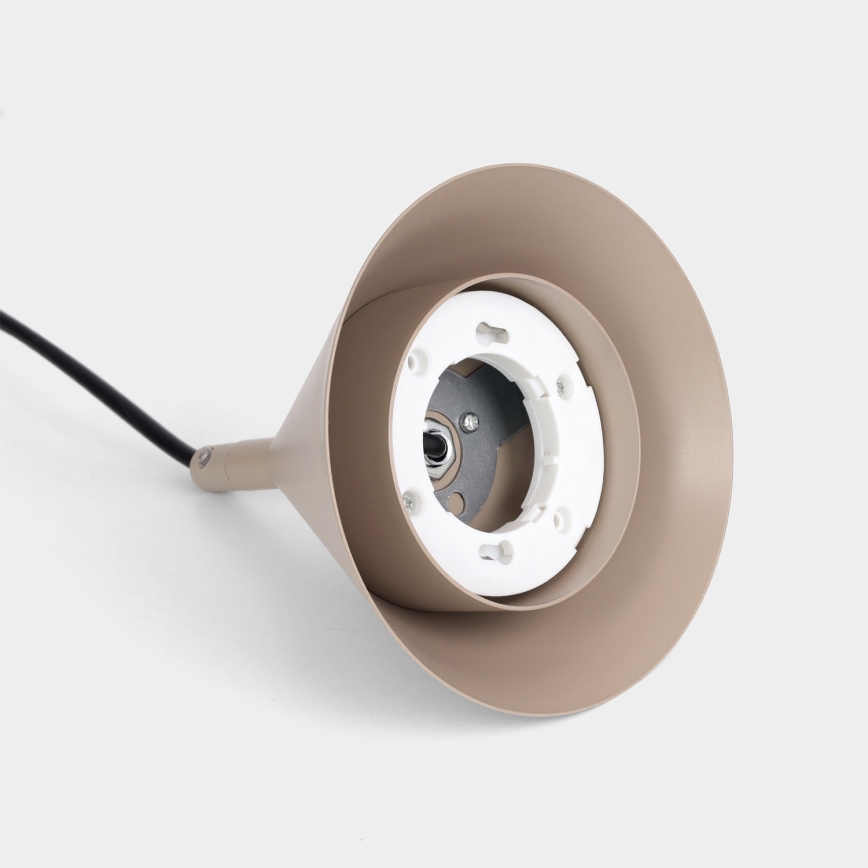 BRILAGI - LED Pakabinamas šviestuvas ant laido CONE SINGLE 1xGX53/15W/230V smėlio spalvos