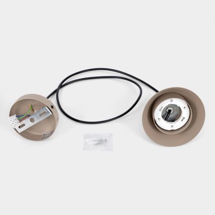 BRILAGI - LED Pakabinamas šviestuvas ant laido CONE SINGLE 1xGX53/15W/230V smėlio spalvos