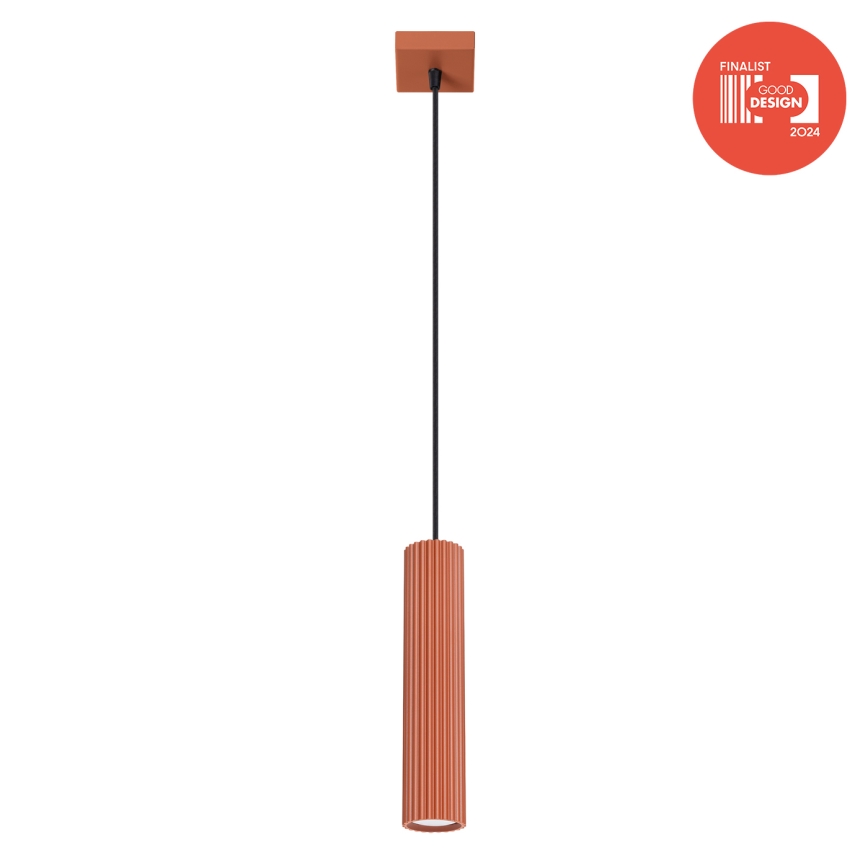 BRILAGI - LED pakabinamas šviestuvas ant laido CRESTO 1xGU10/10W/230V oranžinis