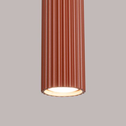 BRILAGI - LED pakabinamas šviestuvas ant laido CRESTO 1xGU10/10W/230V oranžinis