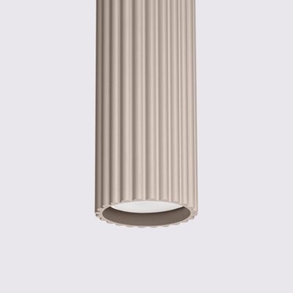 Brilagi - LED pakabinamas šviestuvas ant laido CRESTO 1xGU10/10W/230V rudo-pilkšvas