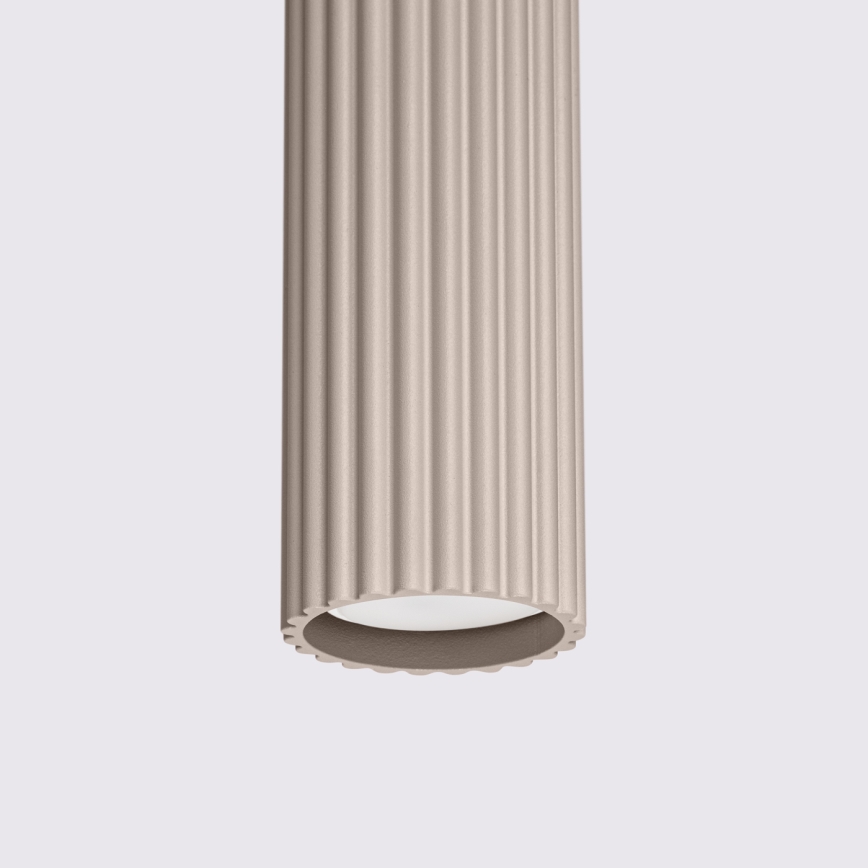 Brilagi - LED pakabinamas šviestuvas ant laido CRESTO 1xGU10/10W/230V rudo-pilkšvas