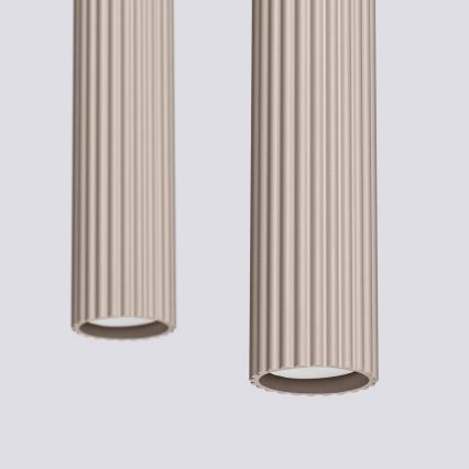 Brilagi - LED pakabinamas šviestuvas ant laido CRESTO 2xGU10/10W/230V taupe