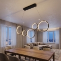 BRILAGI - LED pakabinamas šviestuvas ant laido ECHO LED/60W/230V 4000K 100 cm juodas
