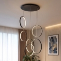 BRILAGI - LED pakabinamas šviestuvas ant laido ECHO LED/80W/230V 4000K skersmuo 50 cm juoda
