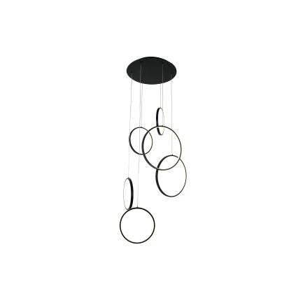 Brilagi - LED pakabinamas šviestuvas ant laido ECHO LED/80W/230V 4000K skersmuo 50 cm juoda