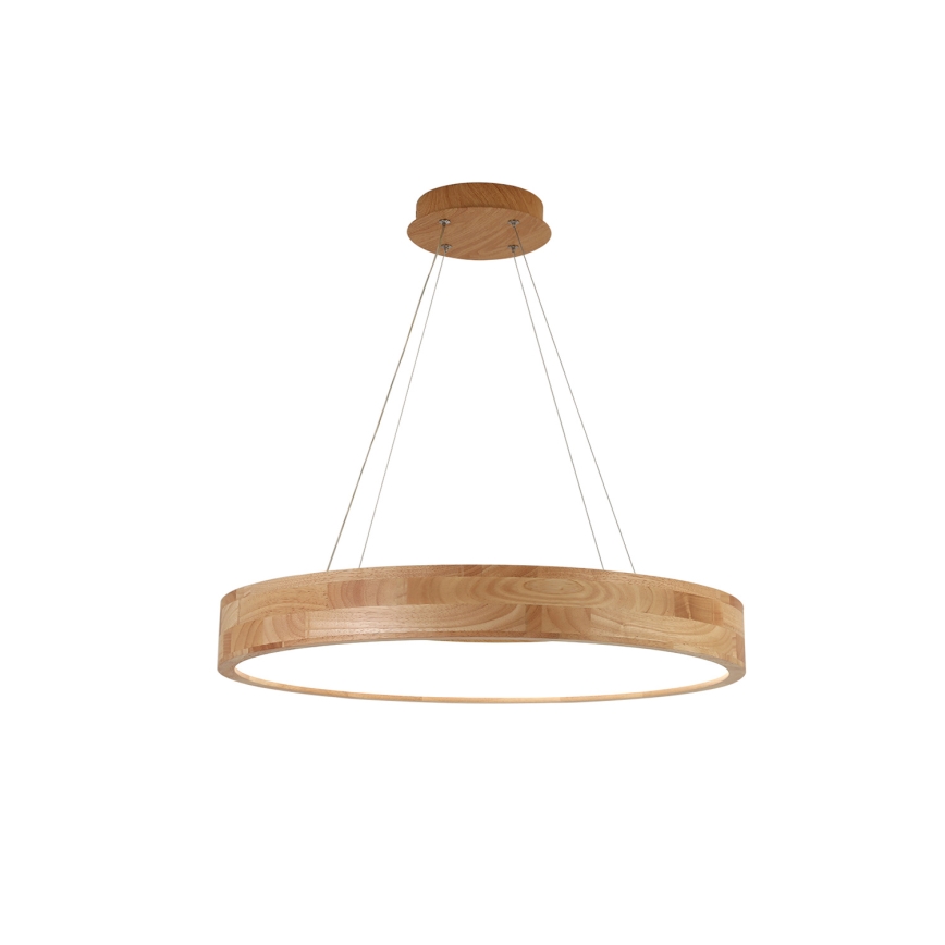 Brilagi - LED liustra ant laido FALCON WOOD LED/40W/230V 3000/4000/6000K Ø 60 cm, medinė