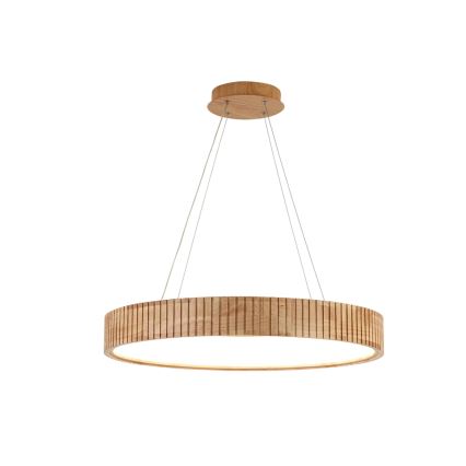 Brilagi - LED pakabinamas šviestuvas ant laido FALCON WOOD MODERN LED/40W/230V 3000/4000/6000K, skersmuo 60 cm, medinis
