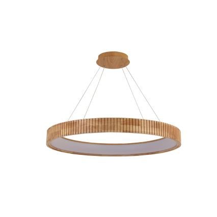 Brilagi - Pakabinamas LED šviestuvas ant laido FALCON WOOD MODERN LED/60W/230V 3000/4000/6000K, skersmuo 80 cm, mediena