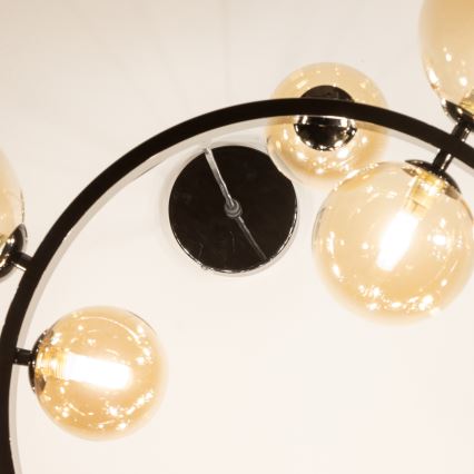 Brilagi - LED pakabinamas šviestuvas ant laido MILLA 15xG9/3W/230V juodas chromas/auksinis