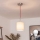 Brilagi - LED pakabinamas šviestuvas ant laido NUBILA 1xE27/60W/230V skersm. 14 cm raudona/kreminė