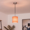 Brilagi - LED pakabinamas šviestuvas ant laido NUBILA 1xE27/60W/230V skersmuo 14 cm juoda/oranžinė