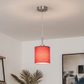 Brilagi - LED pakabinamas šviestuvas ant laido NUBILA 1xE27/60W/230V, skersmuo 14 cm, raudonas