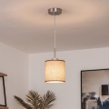 Brilagi - LED pakabinamas šviestuvas ant laido NUBILA 1xE27/60W/230V, skersmuo 14 cm, rudos spalvos