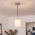 Brilagi - LED pakabinamas šviestuvas ant laido NUBILA 1xE27/60W/230V, Ø 14 cm, juoda/kreminė