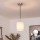 Brilagi - LED pakabinamas šviestuvas ant laido NUBILA 1xE27/60W/230V, Ø 14 cm, juoda/kreminė