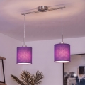Brilagi - LED pakabinamas šviestuvas ant laido NUBILA 2xE27/60W/230V violetinis