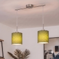 Brilagi - LED pakabinamas šviestuvas ant laido NUBILA 2xE27/60W/230V žalias