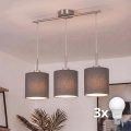 Brilagi - LED pakabinamas šviestuvas ant laido NUBILA 3xE27/60W/230V antracitas