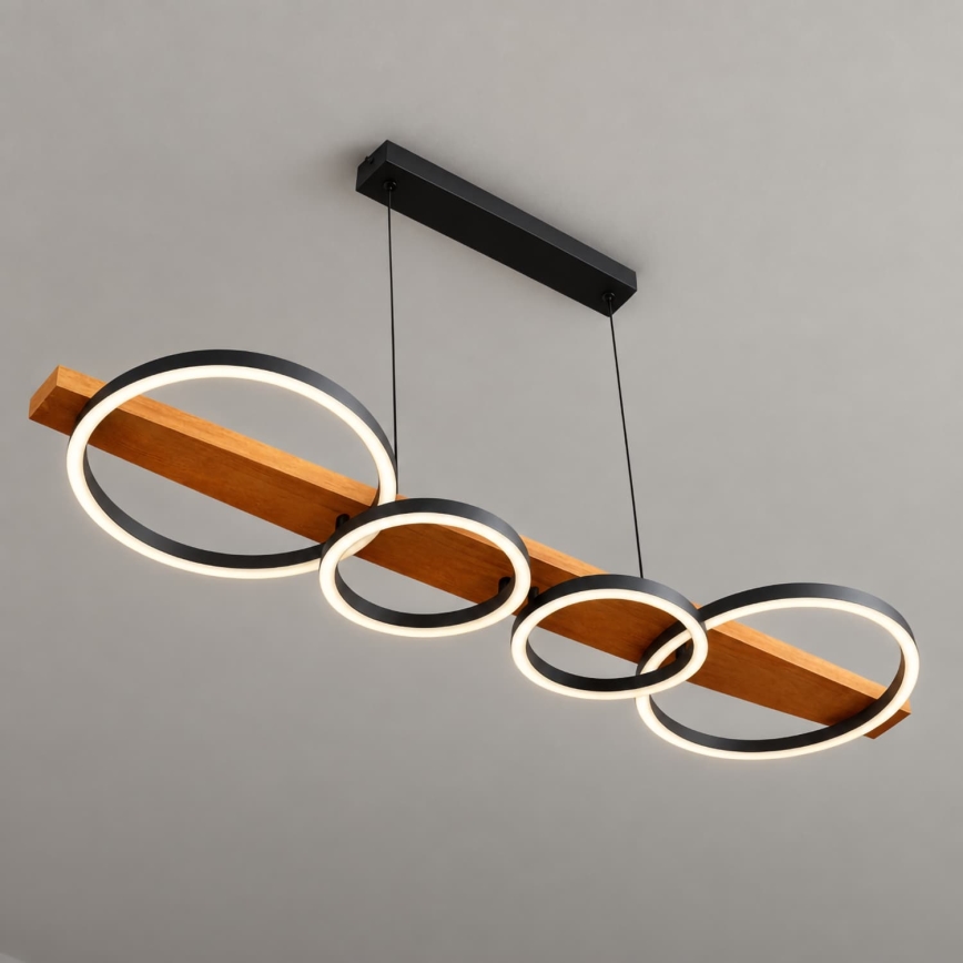 BRILAGI - LED pakabinamas šviestuvas ant laido PLANK LED/35W/230V 4000K 30x100 cm mediena