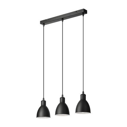 Brilagi - LED pakabinamas šviestuvas ant laido RIDDY 3xE27/60W/230V juodas