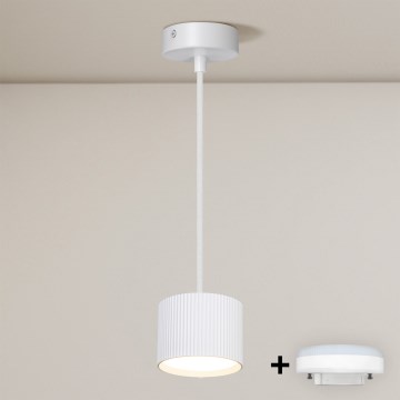BRILAGI - LED Pakabinamas šviestuvas ant laido STRIPY 1xGX53/15W/230V pr. 82 mm balta