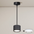 BRILAGI - LED Pakabinamas šviestuvas ant laido STRIPY 1xGX53/15W/230V pr. 82 mm juodas