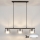 Brilagi - LED Pakabinamas šviestuvas ant troselio AURA LUX 3xGX53/30W/230V juodas/dūminis