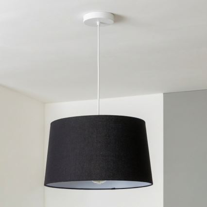 Brilagi - LED pakabinamas šviestuvas ant troselio CERIA 1xE27/40W/230V skersmuo 45 cm juodas