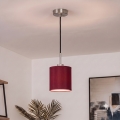 Brilagi - LED pakabinamas šviestuvas ant troselio NUBILA 1xE27/60W/230V Ø 14 cm juoda/pompejietiška raudona